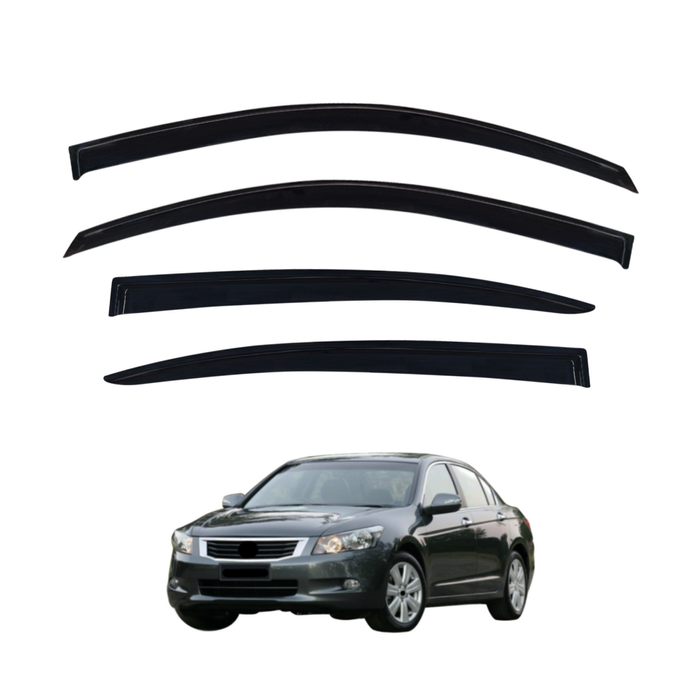 AUSGO Weather Shields For Honda Accord 8th 2008-2013 Weathershields Window Visors Wind Deflectors