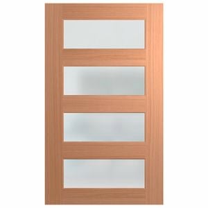 Hume 2040 x 1020 x 40mm Entrance Door Savoy Translucent Glass XS24