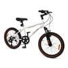 Costway Teen Dual Brake Kid Mountain Bike 50cm 6Speed Bicycle White