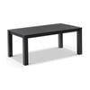 Santorini 1.8m Outdoor Rectangle Aluminium Dining Table Charcoal