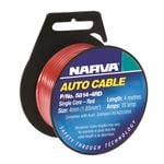 Narva 4mm x 4m 15A Red C Single Core able