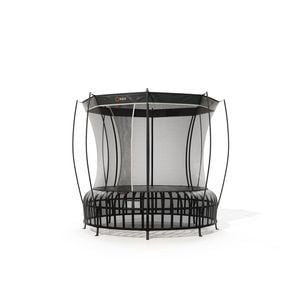 VULY Thunder 2 Pro Medium 12ft Springless Trampoline with Enclosure - Round Kids Trampolines Bundle With Shade Cover Pro