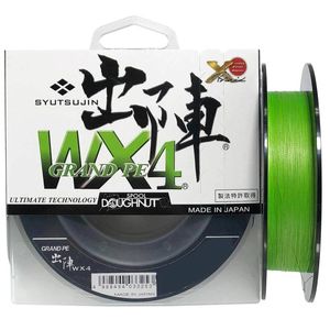 YGK Grand PE WX4 300m HiVis Green Braid Fishing Line 50lb