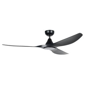 Eglo Surf 60" Dc Fan Led Tri-col Black