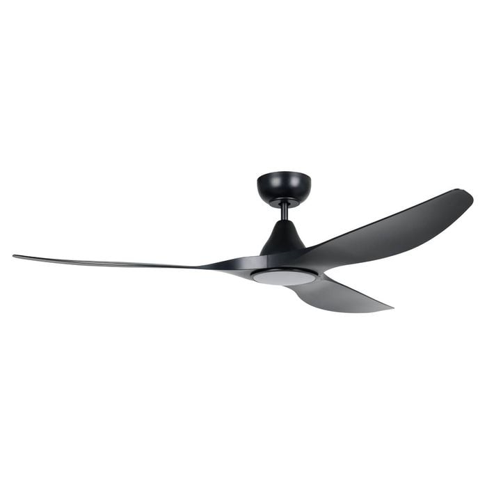 Eglo Surf 60" Dc Fan Led Tri-col Black