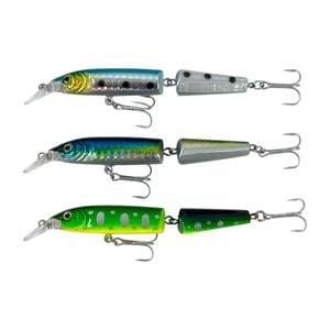 Force10 10cm Assorted Colors 3 Pack Outback Wobbler 8 Fishing Lure