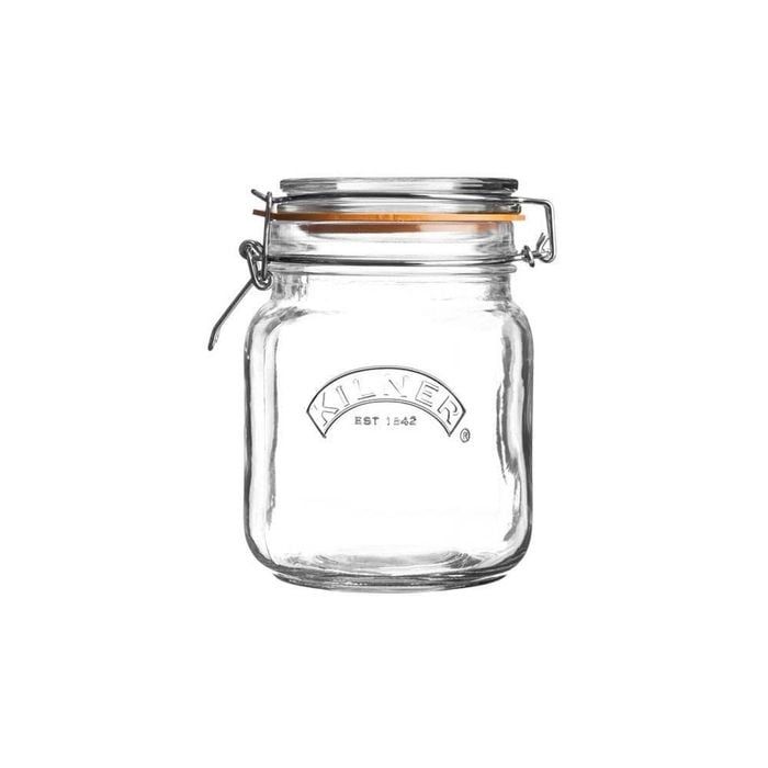 Square Clip Top Jar 1l 11x15.5x13cm Kilner