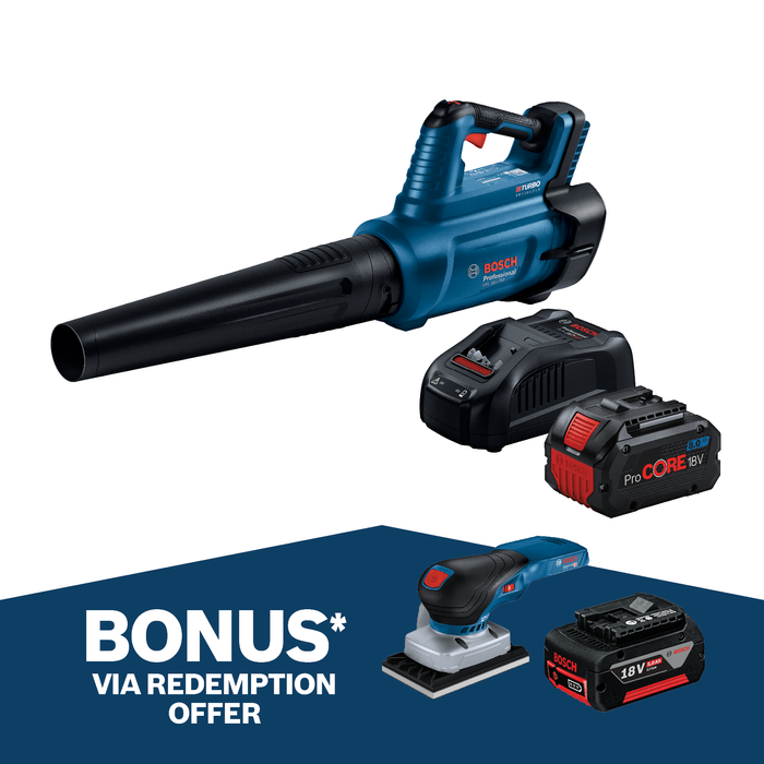 Bosch 18V Professional 780m3/h BITURBO Blower 8.0Ah Kit GBL 18V-750