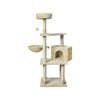 Pawz Cat Tree Scratching Post Tower w/ Condo House 130CM Cream