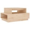 vidaXL Coffee Table Pine Accent Living Room Couch Sofa End Table