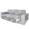 Splendid Living Sofa Cover Quilted Couch Covers Lounge Pet Protector Slipcovers Grey Leaves