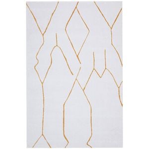 The Rug Connection Harley Ivy Gold Off White 330x240cm - Extra Large Pet Friendly Indoor Floor Rug