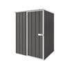 EnduraShed 1.5 x 1.5 x 2.12m Slate Grey Tall Flat Roof Garden Shed
