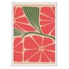 Galrie Stunning Modern Floral Art Print by Steve Simpson - Abstract Flower Design, White Frame, A0 84 x 119cm (33 x 47inch)