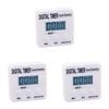 3PK Appetito 100 Minutes Digital Timer Home Kitchen Cooking White