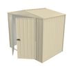 Build-a-Shed  2.3 x 1.5 x 2.3m Gable No Side Doors Shed - Cream