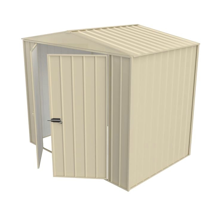 Build-a-Shed  2.3 x 1.5 x 2.3m Gable No Side Doors Shed - Cream