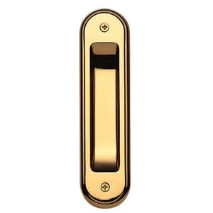 Gainsborough Bright Goldtone Radius Flush Pull - 2 Pack