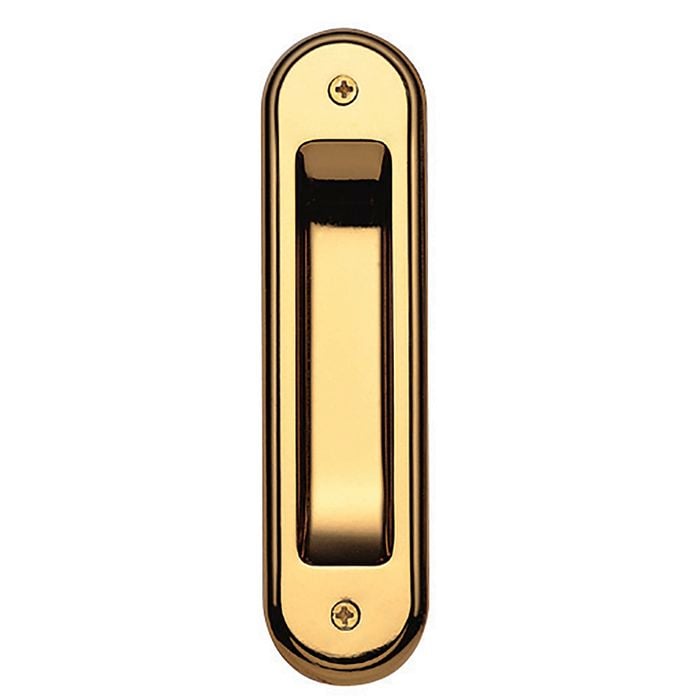 Gainsborough Bright Goldtone Radius Flush Pull - 2 Pack