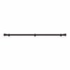 Windoware 33mm x 210cm Walnut Wooden Curtain Rod Set