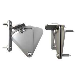 Rolltrak Stainless Steel Barn Door Latch