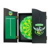 NRL Dartboard and Cabinet Set Canberra Raiders Team Design Black Finish