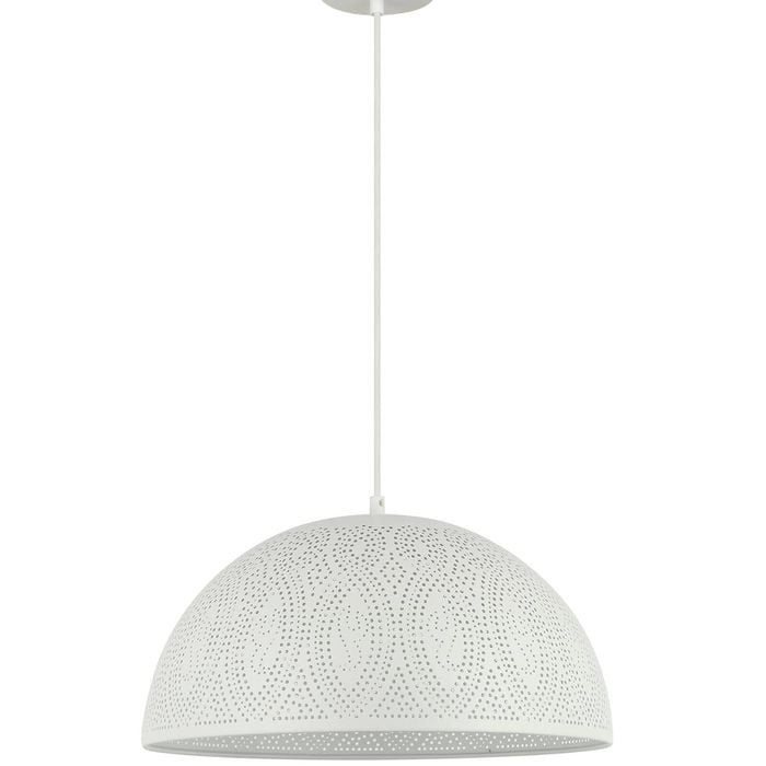 CLA Lighting Marrakesh Dome Shape Pendant Light White