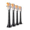 4pc Philips Sonicare A3 Premium All-in-One Brush Head Black Replacement