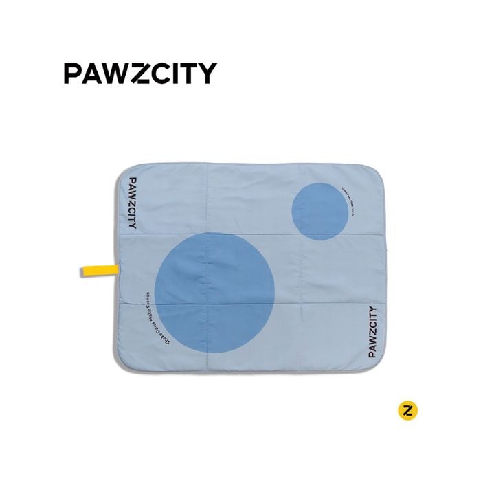 Pawzcity 90cm Waterproof Dog/Cat Travel Mat - Miami Blue