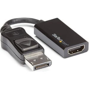 Startech.com Displayport To Hdmi Adapter, 4k 60hz Active Dp 1.4 To Hdmi 2.0 Video Converter For Monitor/display