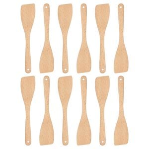 Argon Tableware Wooden Spatulas - 30cm - Pack of 12