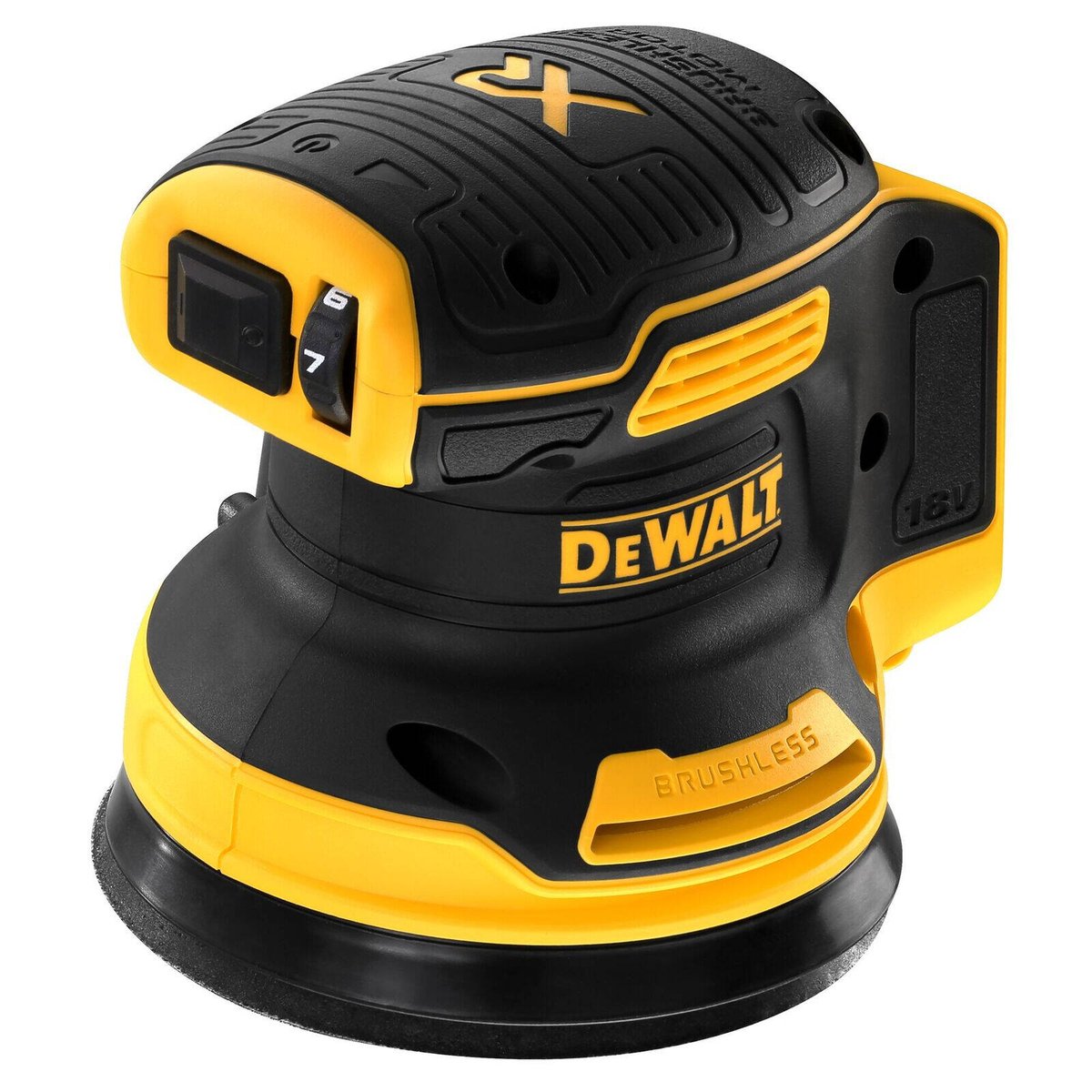 DeWALT 18V 125mm Brushless XR Random Orbital Sander Skin Only Bunnings Australia