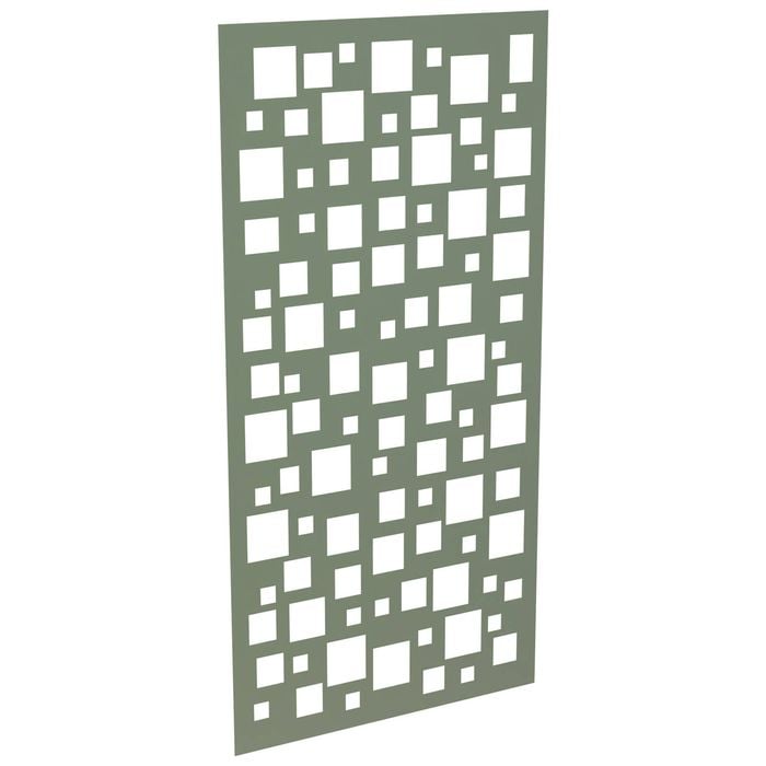 ProtectorAl 300-1200 x 1201-2400 Pale Eucalypt Squares Unframed Solid Aluminium Decorative Panel