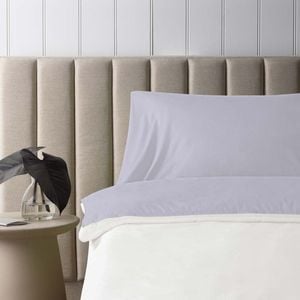 Accessorize Bedroom Collection 145cm x 220cm Silver Self Tanning Polyester Cotton Sheet Protector