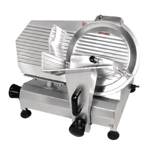Birko Meat Slicer Commercial Grade Gravity Feed Silver 250mm Blade