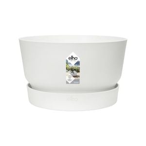 Elho 33cm White Greenville Self Watering Plant Pot