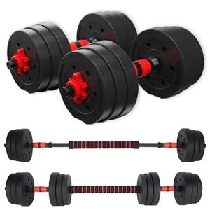 METEOR 20kg All-in-One Convertible Dumbbell Barbell Set
