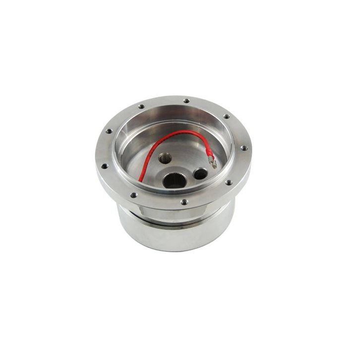 Cal Custom 9 Hole Polished Aluminium Ford Steering Wheel Boss, Suit Mustang 1964-66, Falcon, F100, Bronco