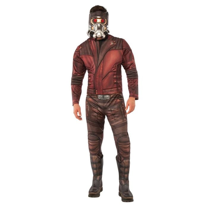 Marvel Star-Lord Deluxe Avengers 4 Jumpsuit Dress Up Halloween Costume Size XL
