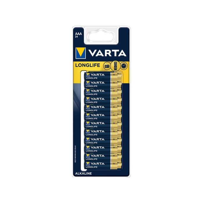 Varta AAA Alkaline Batteries - 24 Pack