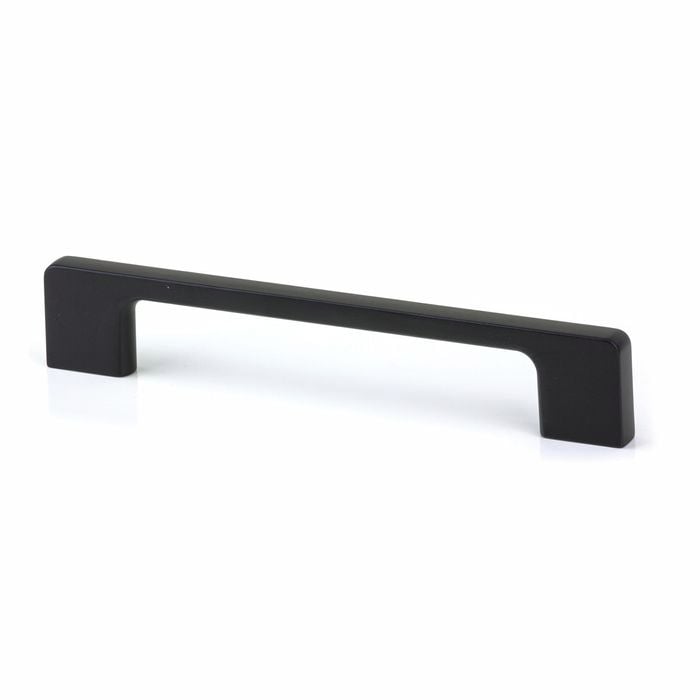 Sylvan 128mm Hilton Black Cabinet Handle - Black