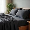Royal comfort 2000 thread count bamboo cooling sheet set charcoal single