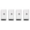 Mondella Chrome Shower Panel Mounting Kit - 4 Pack