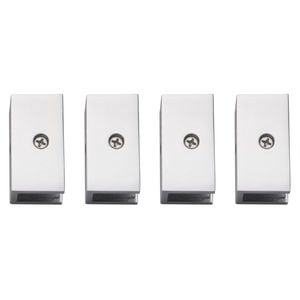 Mondella Chrome Shower Panel Mounting Kit - 4 Pack