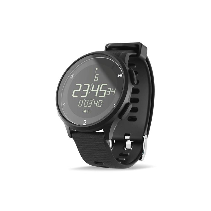 Decathlon - W500M Running Stopwatch - Black - Eu M