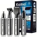 NNEOBA Rechargeable Nose & Ear Hair Trimmer Precision Grooming Black