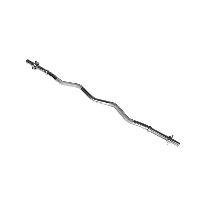 Curl Bar Barbell Heavy Duty EZ with Spinlock Collars