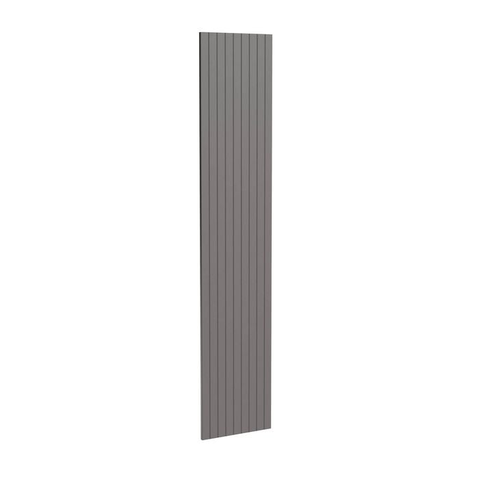 Kaboodle 450mm Smoked Grey V-Groove Tall Pantry Door