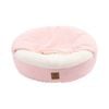 Charlie's Snookie Hooded Calming Dog Bed Pink - Medium