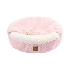 Charlie's Snookie Hooded Calming Dog Bed Pink - Medium